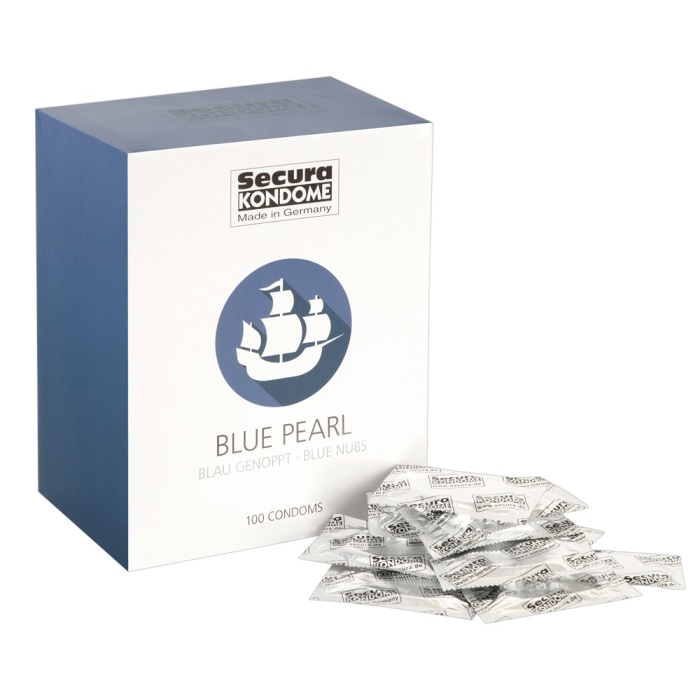 SECURA BLUE PEARL CONDOM 1 PCS