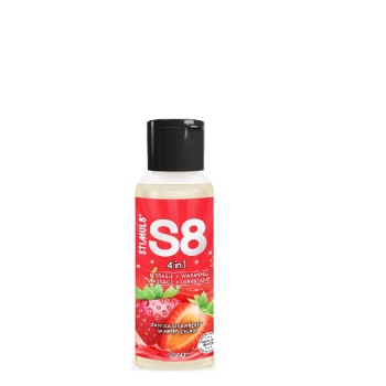 S8 4IN1 STRAWBERRY VANILLA WARMING LUBE 125ML