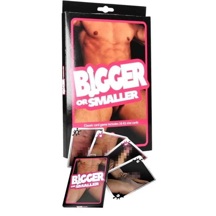 BIGGER OR SMALLER PENIS CARD GAME