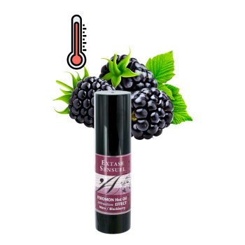 PHEROMONE HEATING MASSAGE OIL BLACKBERRY EXTASE SENSUAL 30ML