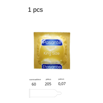 PASANTE CONDOM KING SIZE 1TK