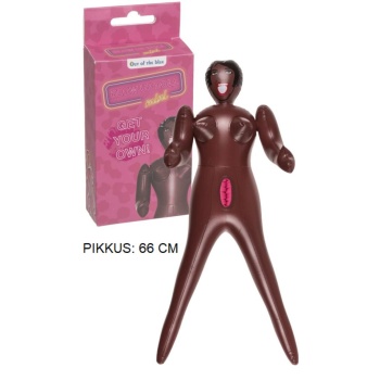 INFLATABLE MINI DOLL DARK SKIN