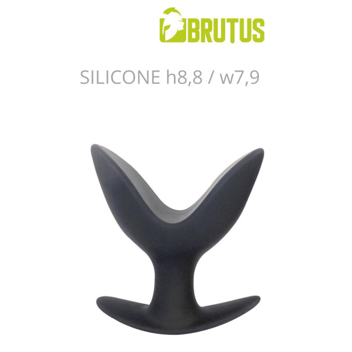 BRUTUS OPEN WIDE - SILICONE TWIN TIP BUTT PLUG M