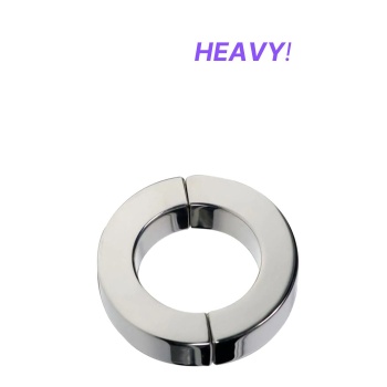 MAGNETIC HINGED COCK RING POLISHED - 45 MM