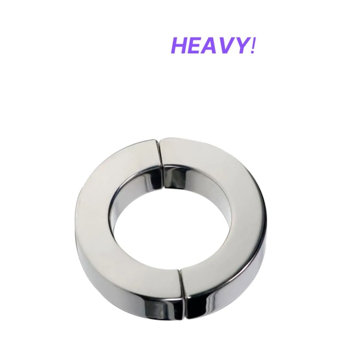 MAGNETIC HINGED COCK RING POLISHED - 50 MM