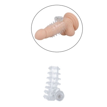 CASUAL RING VIBRATING SLEEVE TRANSPARENT