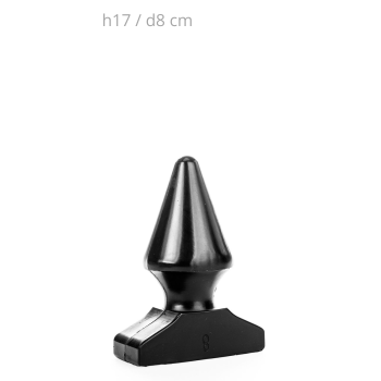 ALL BLACK ANAL PLUG 17CM