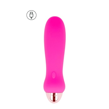 DOLCE VITA RECHARGEABLE VIBRATOR FIVE PINK 7 SPEEDS