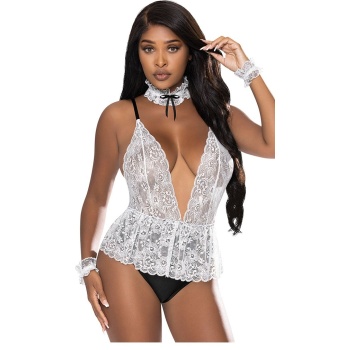 MAGIC SILK DRESS FULL SERVICE COSTUME 4 PC SET L/XL