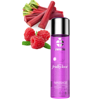 SWEDE WARMING MASSAGE LOTION Raspberry Rhubarb 120ml
