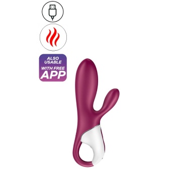 SATISFYER HOT BUNNY WARMING VIBRATOR + APP