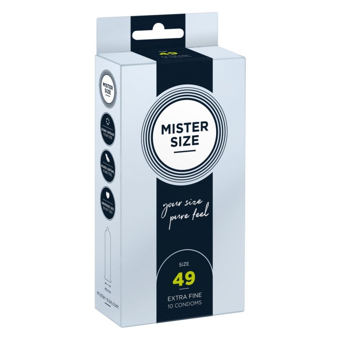 MISTER SIZE 49MM CONDOMS 10PCS