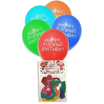 X-RATED BIRTHDAY BALLOONS