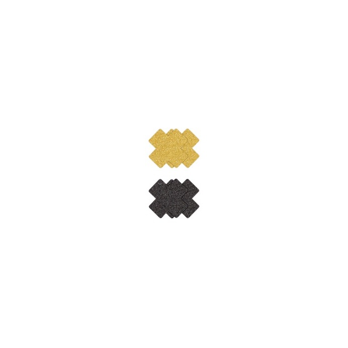 PASTIES GLITTER CROSS 2 PAIR