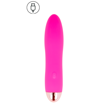 DOLCE VITA RECHARGEABLE VIBRATOR FOUR PINK 7 SPEED