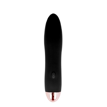 DOLCE VITA RECHARGEABLE VIBRATOR FOUR BLACK 7 SPEED