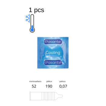 PASANTE CONDOM COOLING 1TK