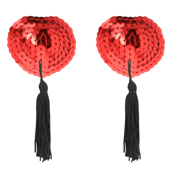 COQUETTE NIPPLE COVERS RED
