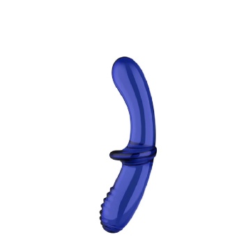 SATISFYER DOUBLE CRYSTAL BLUE