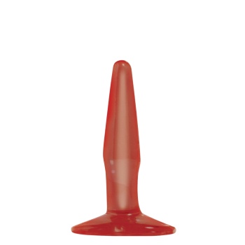 BASIX 4" MINI BUTT PLUG RED
