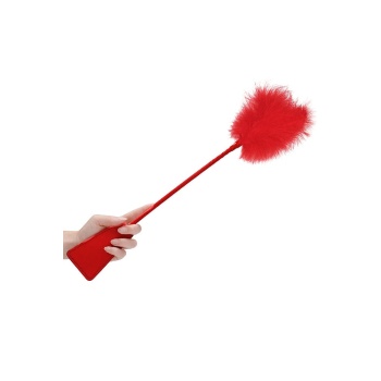 CROP WITH FEATHERS RED