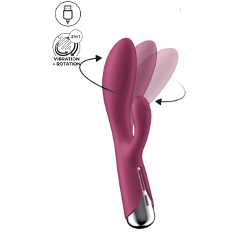 SATISFYER SPINNING RABBIT 1 RED