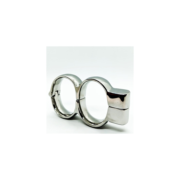 STAINLESS STEEL IRISH HANDCUFFS - LARGE Ø 70 MM