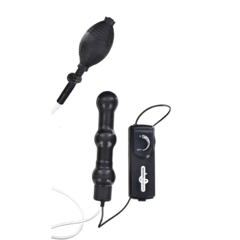 ZEPPLIN BLACK INFLATABLE ANAL WAND