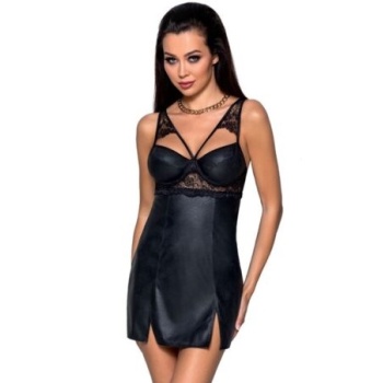 PSN LOONA CHEMISE BLACK