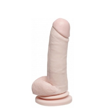 BASIX 8" DONG W SUCTION CUP FLESH