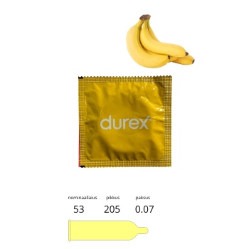 DUREX PLEASURE FRUITS 1TK BANAAN