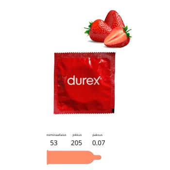 DUREX PLEASURE FRUITS 1TK MAASIKAS