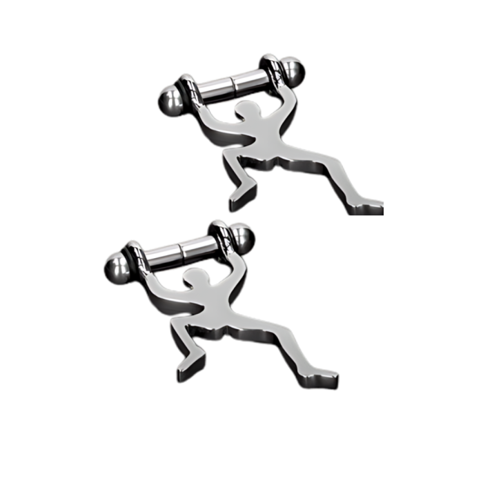 CLIMBING MAN MAGNETIC NIPPLE CLAMPS
