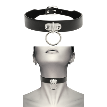 COQUETTE CHOKER WITH METAL RING