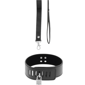 DARKNESS - BDSM COLLAR WITH PADLOCK