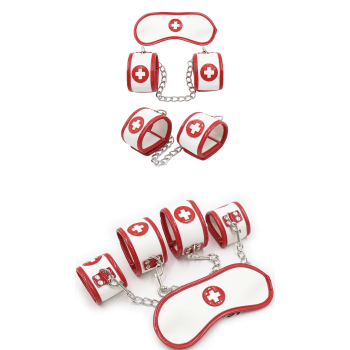 OHMAMA NURSE MEDICAL ROLEPLAY SET CUFFS AND EYE MASK