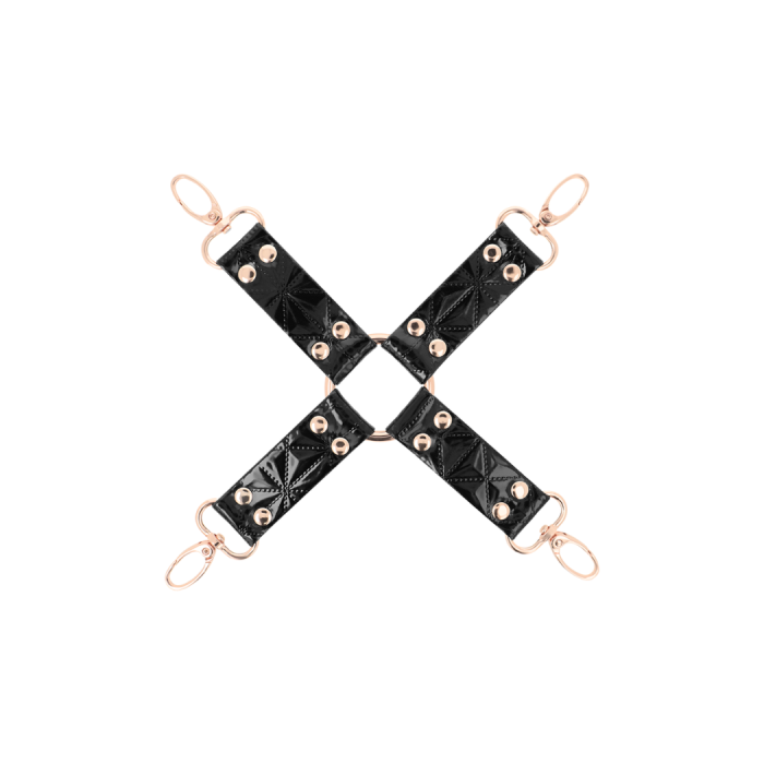 VEGAN LEATHER HOG TIE - BEGME BLACK EDITION