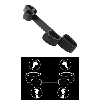 FETISH SUBMISSIVE – SOFT NEOPRENE SPREADER BAR