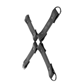 Fetish submissive hogtie cross connection BDSM