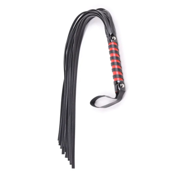 STRIPED FLOGGER BLACK/RED
