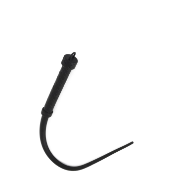 SILICONE MONOTAIL WHIP BLACK