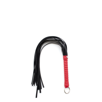 PVC FLOGGER 63CM BLACK/RED