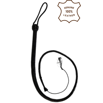 TURKISH KNOT LEATHER WHIP 167 cm