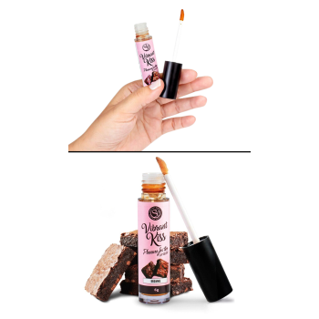 VIBRANT KISS CHOCOLATE BROWNIE VIBRATING LIP GLOSS 6g