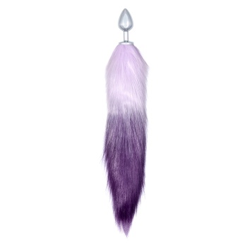 LOLA DIAMOND BUTTPLUG WITH TAIL PURPLE