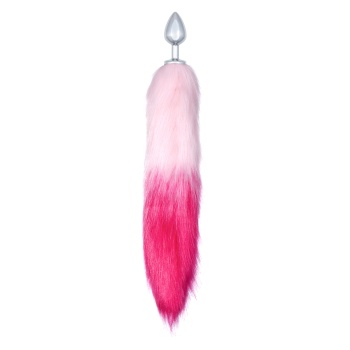 LOLA DIAMOND BUTTPLUG WITH TAIL PINK