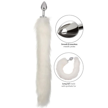 RUNNING WILD TAIL-PLUG WHITE