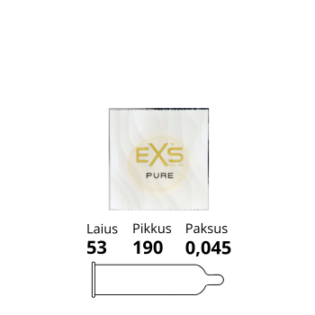 EXS PURE THIN CONDOM 1tk
