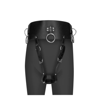 FORCED ORGASM VIBRATOR HOLDER BELT