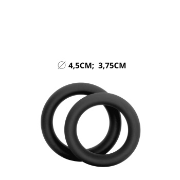 COLT SILICONE SUPER RINGS BLACK